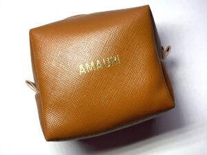 Necessaire PP - caramelo - (AMAURI")